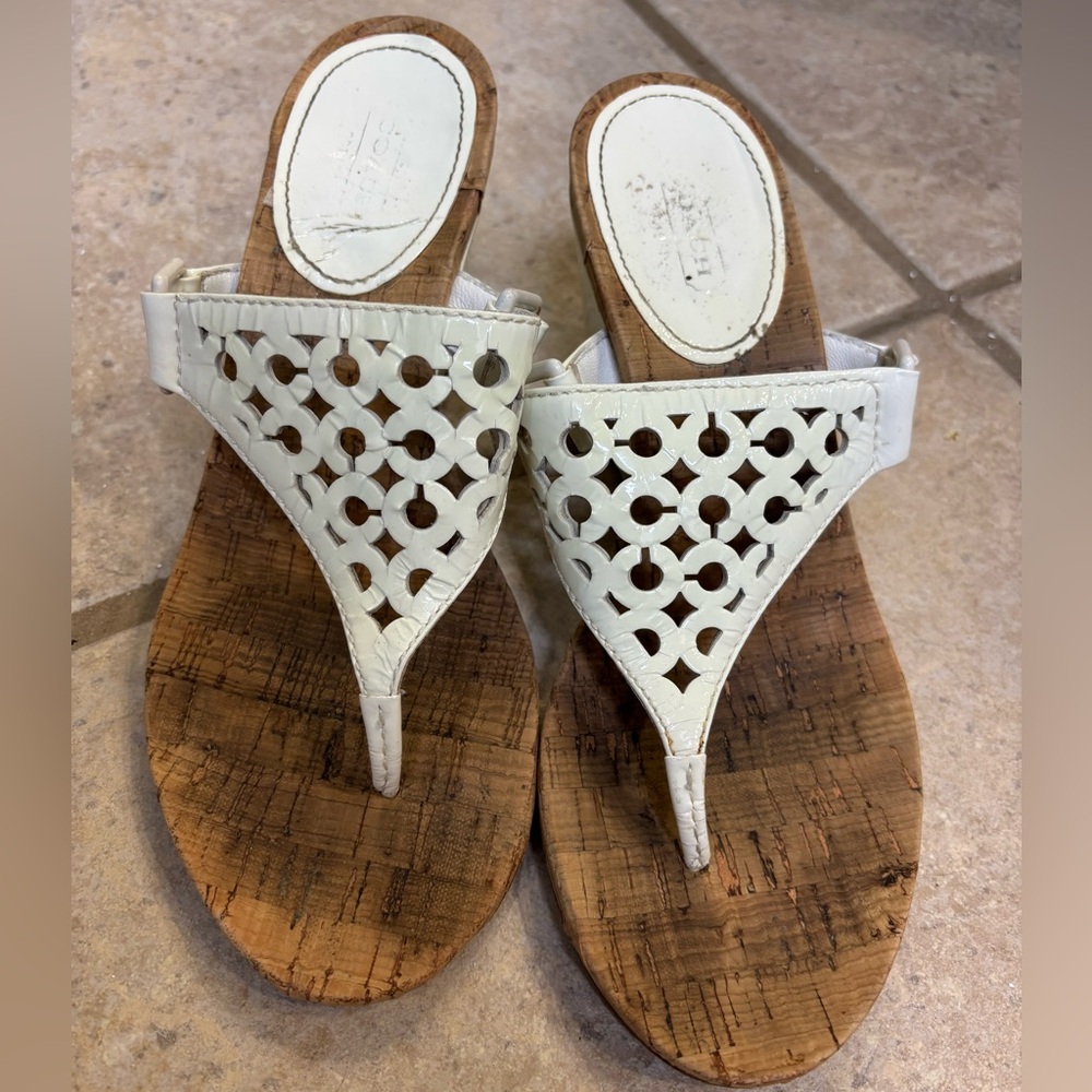 Size 7 Coach Wedge Sandals